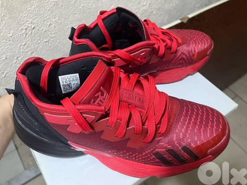 Mitchell Red adidas  original Basketball Shoes  size 42 3