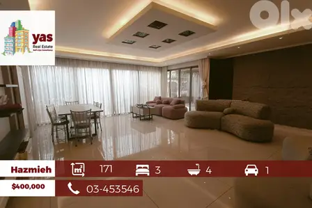 Hazmieh 171m2 | Private Entrance| Decorated | Prime Location | AA|