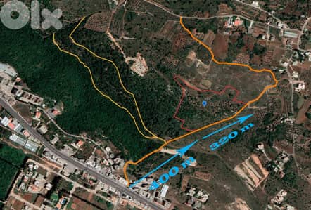 Land in Zefta/Kfaroue facing highway