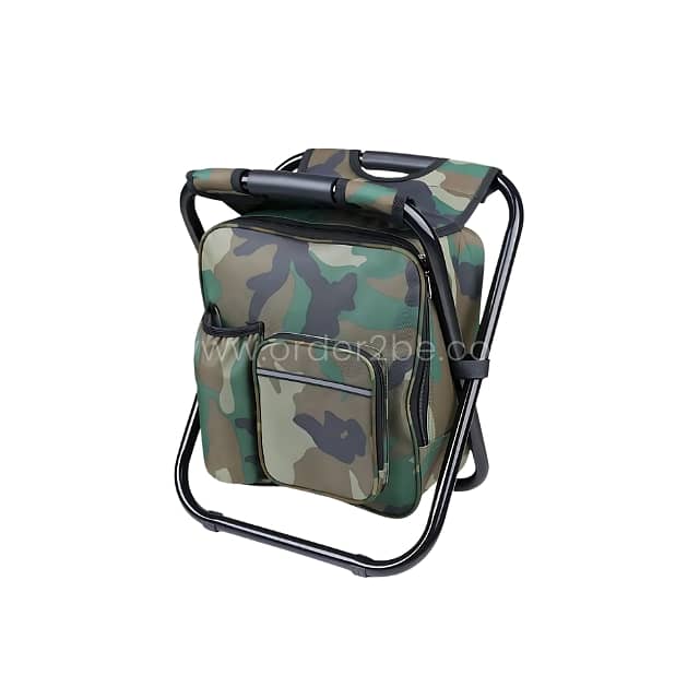 Portable Backpack Chair – Fold-Out Seat & Cooler for Camping (150 kg) 14