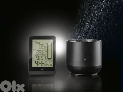 auriol weather station with rain gauge