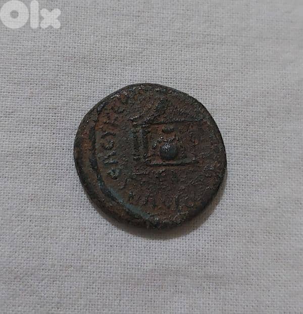 Ancient Roman Coin Bronze Emperor Trajan 98 AD 1