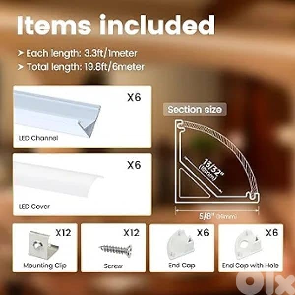 10 pack 1M/3.3ft wall mounting access. 1