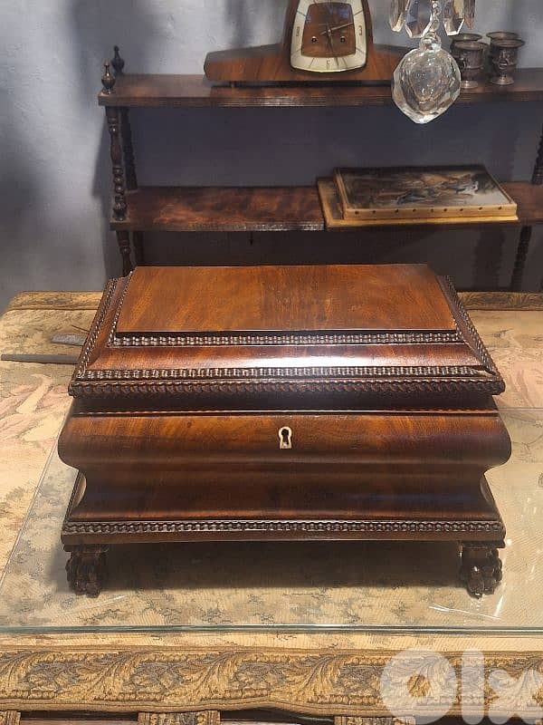 english antique jewellery box 0