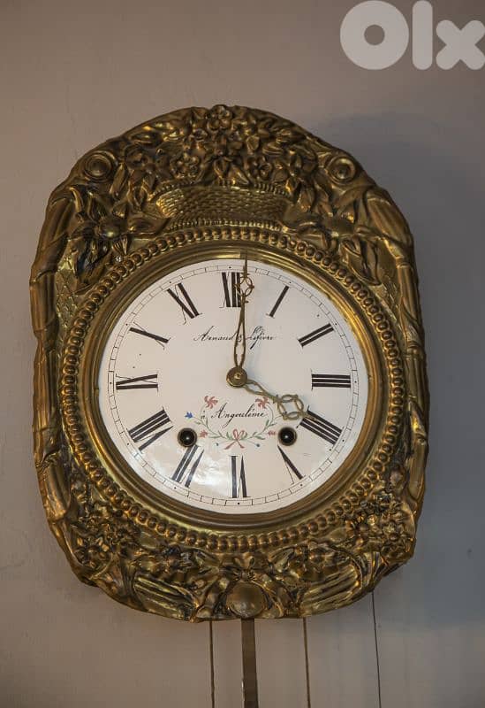 bronze wall clock 1