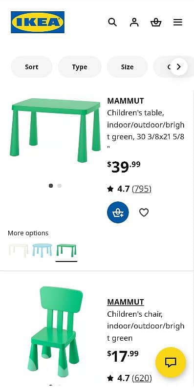 Table and Chair from age 2years to 8 years 3