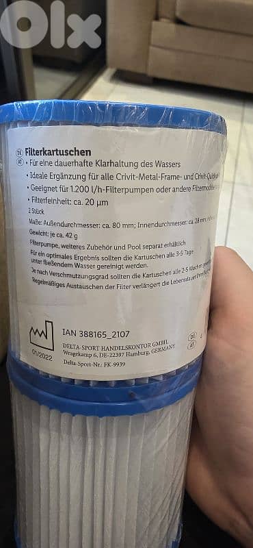 CRIVIT Filterkartuschen (Filter Cartridges) water filter فلتر مياه 1