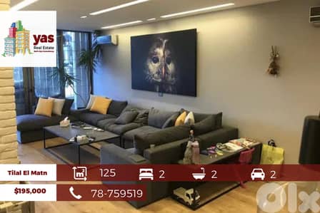 Tilal El Maten 125m2 | 65m2 Terrace | Gated Community | Furnished | PA