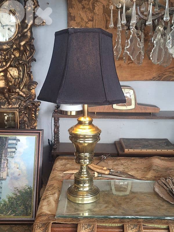 large english brass lamp 0