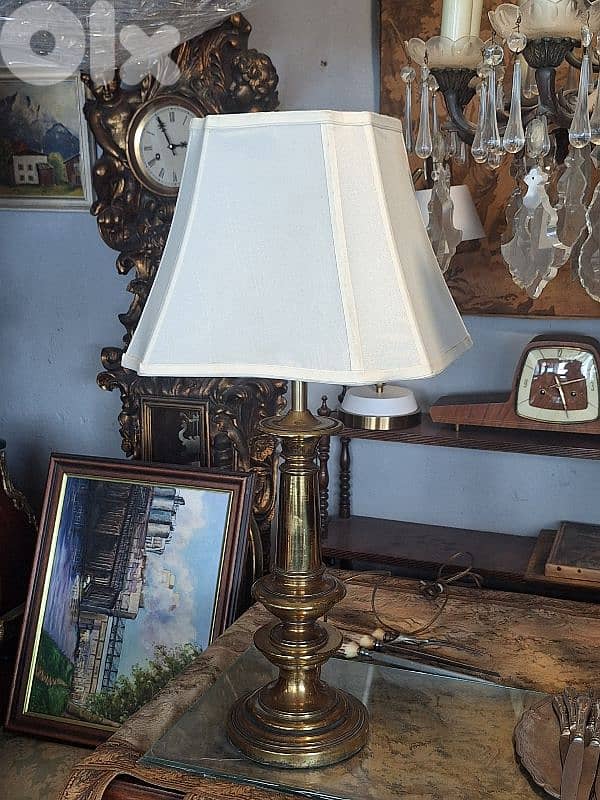 large english brass lamp 2