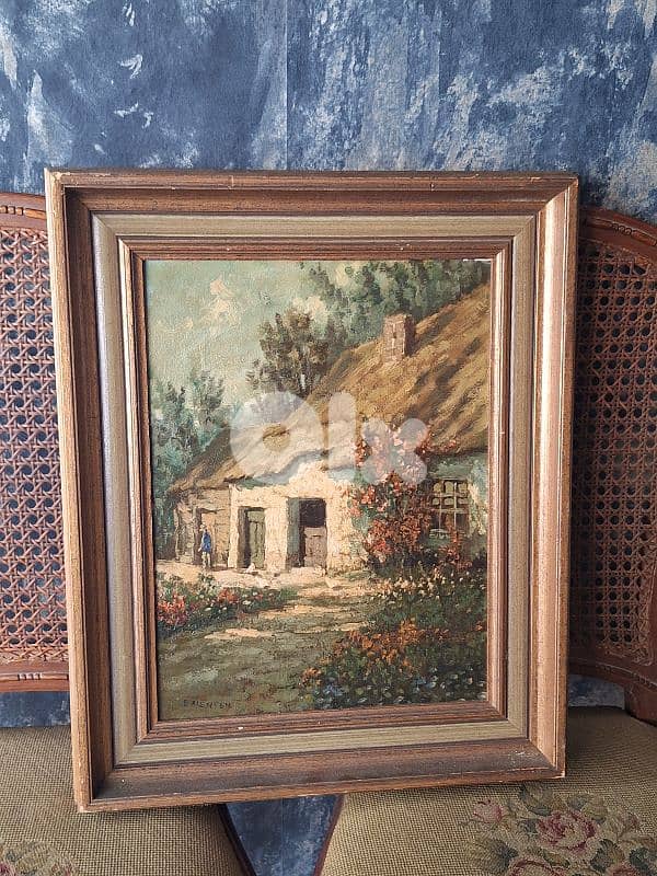 vintage european painting 0