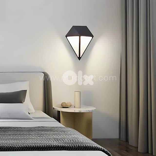 Diamond Wall Light – IP65 Waterproof with Warm Glow for Indoors & Out 1