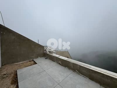 Bikfaya | Brand New 130m² High Ceiling Rooftop + 20m² Terraces | View