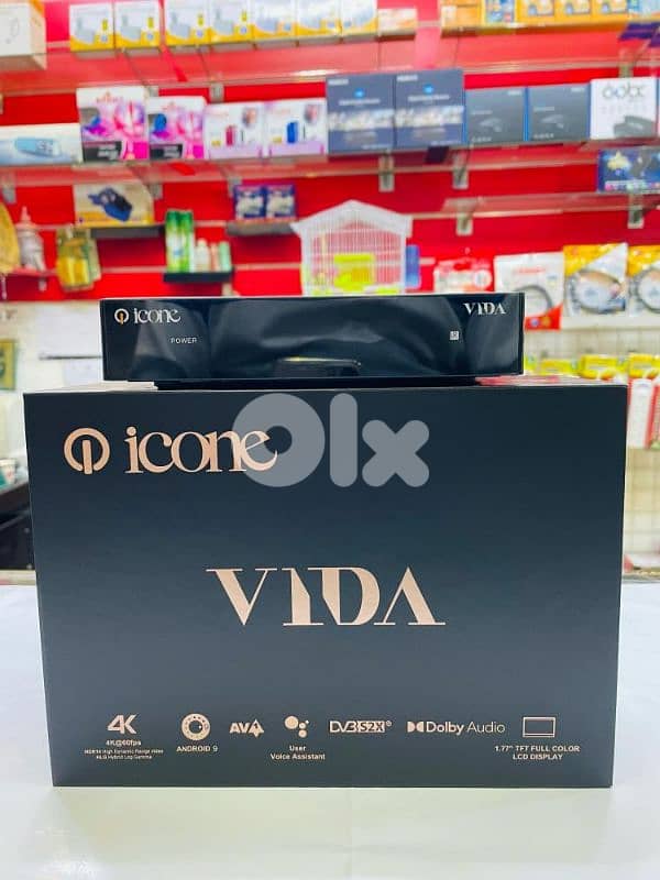 Icone vida receiver 4k andriod ريسيفر 1
