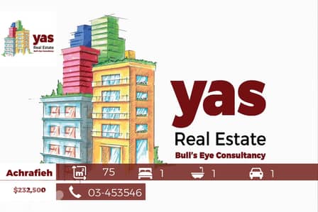 Achrafieh 75m2 |Under Construction |Payment Facilities|Accessible|PA |