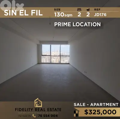 Apartment for sale in Sin El Fil JD176 شقة جديدة للبيع في سن الفيل