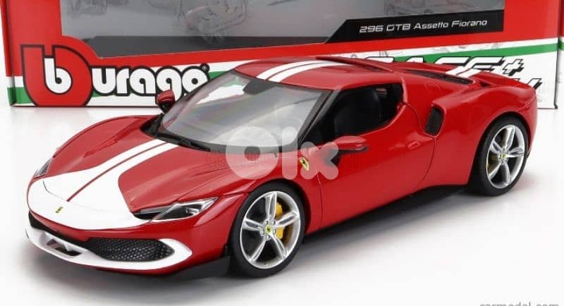 Ferrari 296 GTB Assetto Fiorano 2022 diecast car model 1;18 0