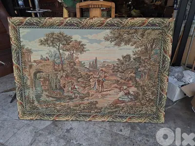 لوحة اوبيسون فرنسية مميزة حياكة ناعمة روميو وجوليات رائعة جدا