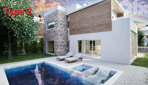 Villa for sale in Batroun/ Under construction/ View/ Pool/ Garden