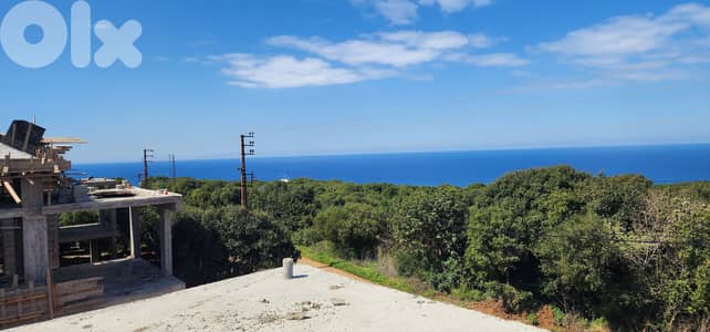 Villa for sale in Batroun/ Under construction/ View/ Pool/ Garden