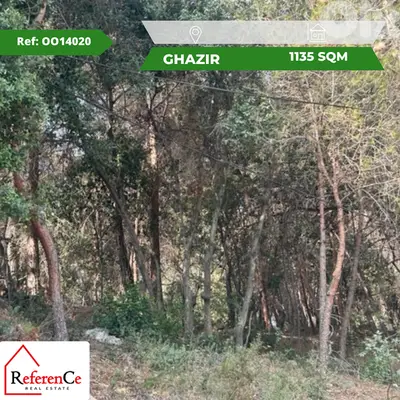 Prime location land in Ghazir أرض بموقع مميز في غزير