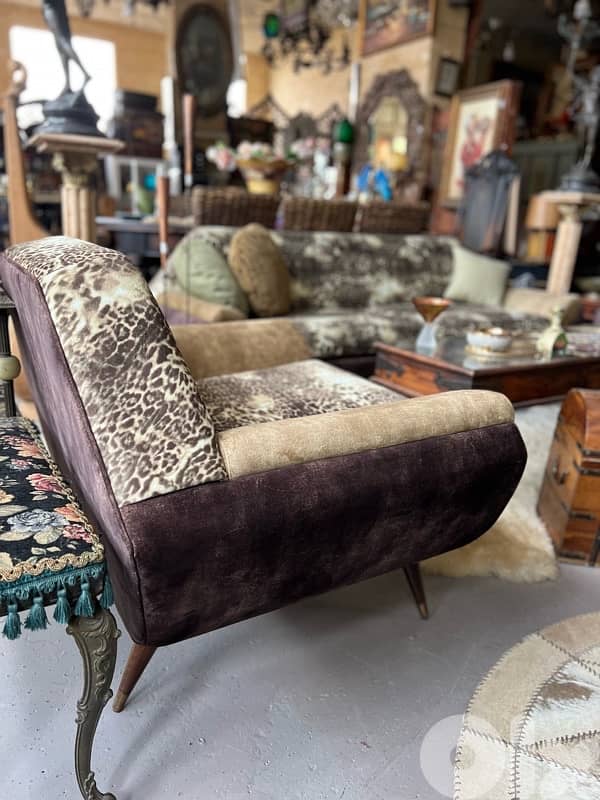 set of 1950s sofa one big 2 single 4