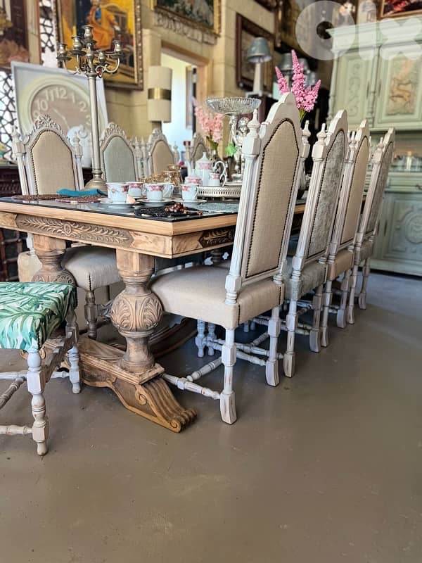 dining table with 10 chairs 3