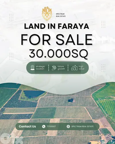 90$/Sq MASSIVE LAND IN FARAYA PRIME ZONE 20/40, (KFLN-166)