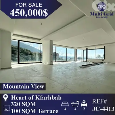 JC-4413 / Apartment for Sale in Kfarhbab, شقة للبيع في كفرحباب