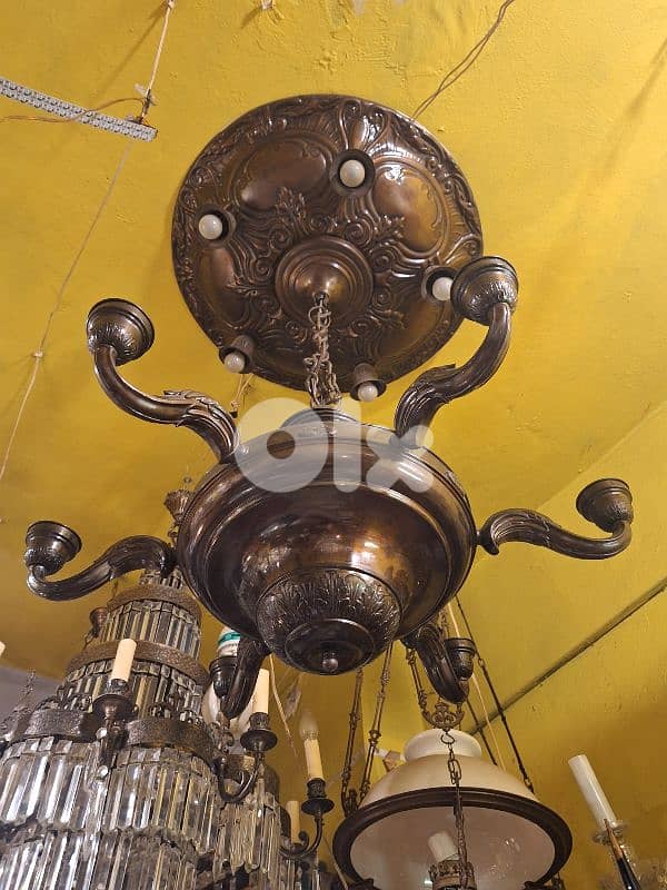 large bronze chandelier 0