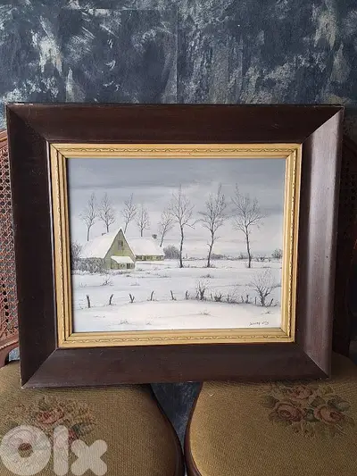 handpainted signed oil painting
