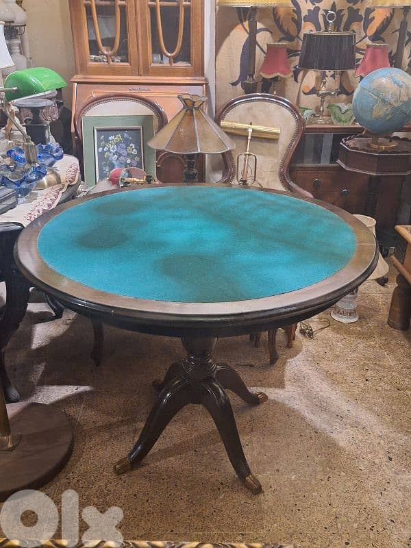 antique english game table 2