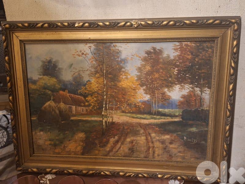 european signed oil painting 0