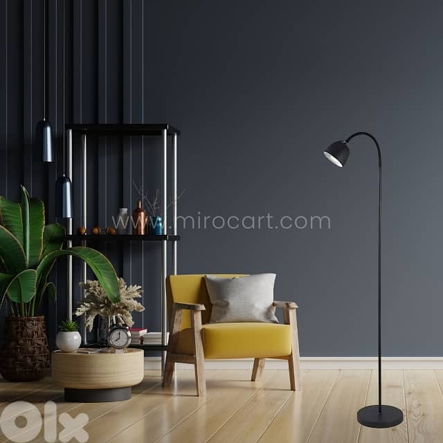 Modern FJORD Floor Lamp – Elegant 140cm Metal Frame w/ 3 Color 0