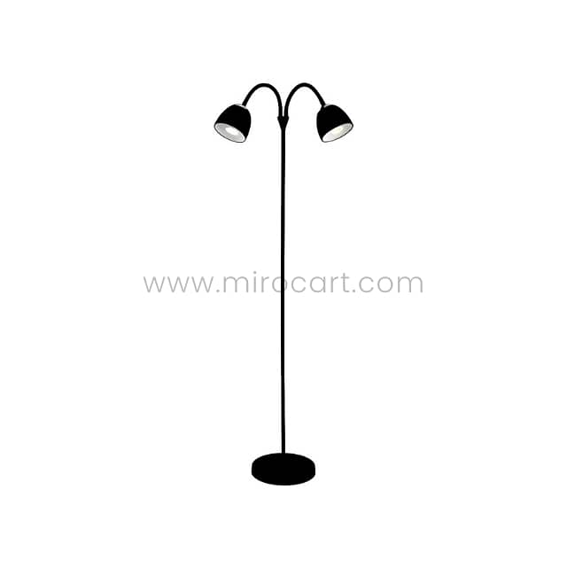Twin-Head FJORD Floor Lamp – Sleek 140cm Metal Frame, 3 Color Options 4