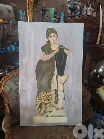 لوحة رسم لبناني مميز سعر لقطة