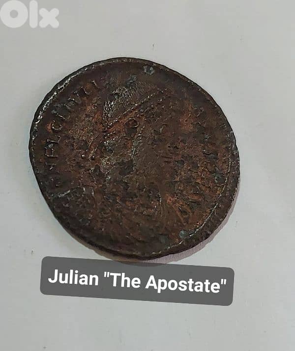 Julian II The Apostate  Ancient  Roman coin year  360 AD 0