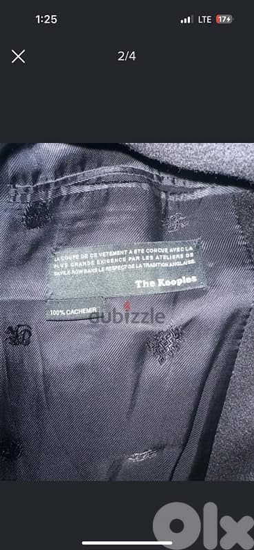 The Kooples. Never worn Luxury cachmere coat 100% pure, original 1200$ 2