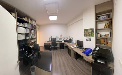 L15200-Furnished Office for Rent In Mansourieh