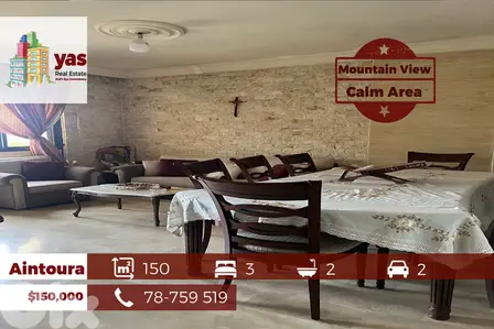 Aintoura 150m2 | Calm Area | Mountain View | Well Maintained | EL
