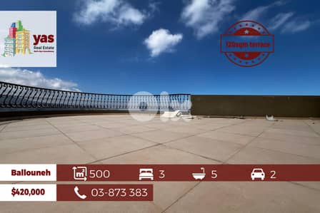 Ballouneh 500m2 | 120m2 Terrace | Duplex | Astonishing View | KS/BA
