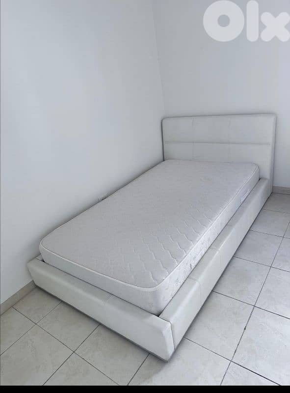 Bed and mattress like new used only 2 times 1