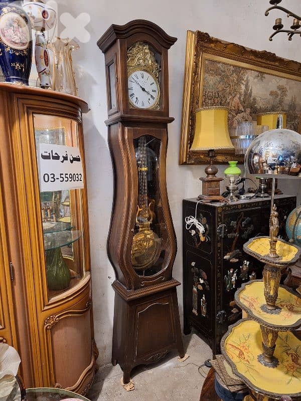 antique french grandfather clock 0