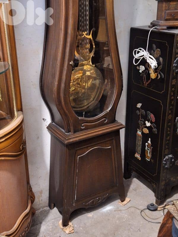 antique french grandfather clock 2