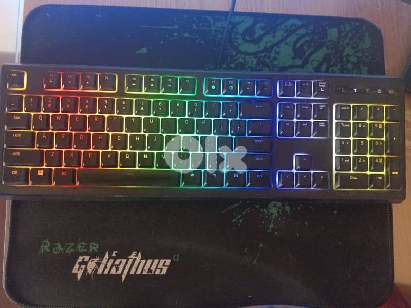 Razer Ornata Chroma keyboard (used) + Razer viper mini mouse (used) 0