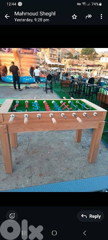 399$ babyfoot (wooden zein) 0