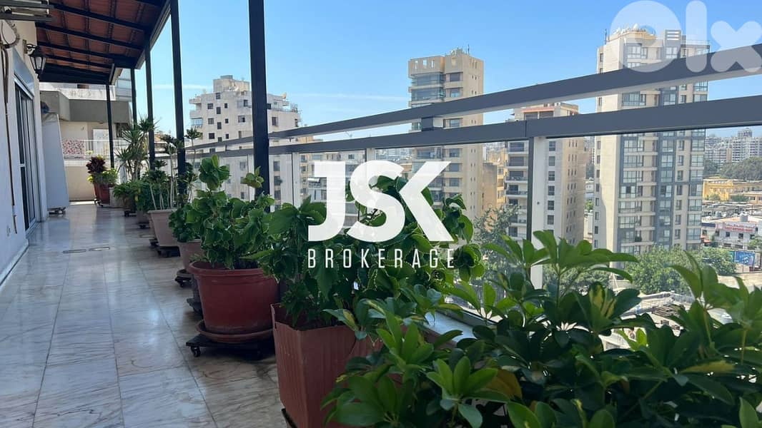 L12343-Unfurnished Apartment with City View for Sale in Badaro 0