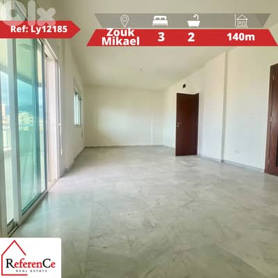 Apartment with view in zouk mikael for sale شقة في زوق مكايل للبيع