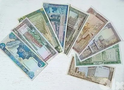عملات لبنانية ورقية أنسر من ليرة ل ألف ليرة
