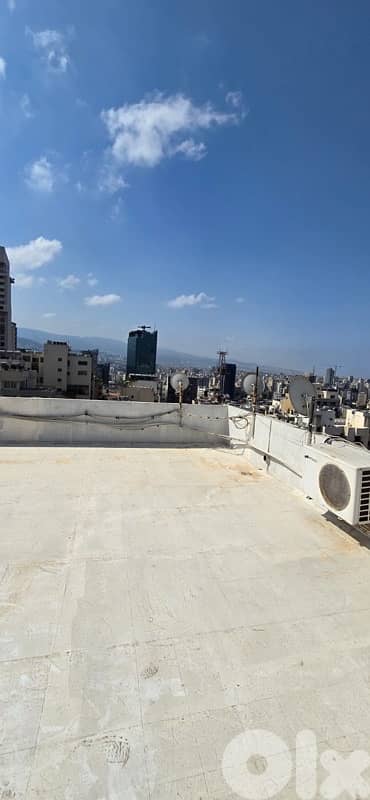Rooftop 60m One Bedroom+40m Terrace Achrafieh Sassine Beirut